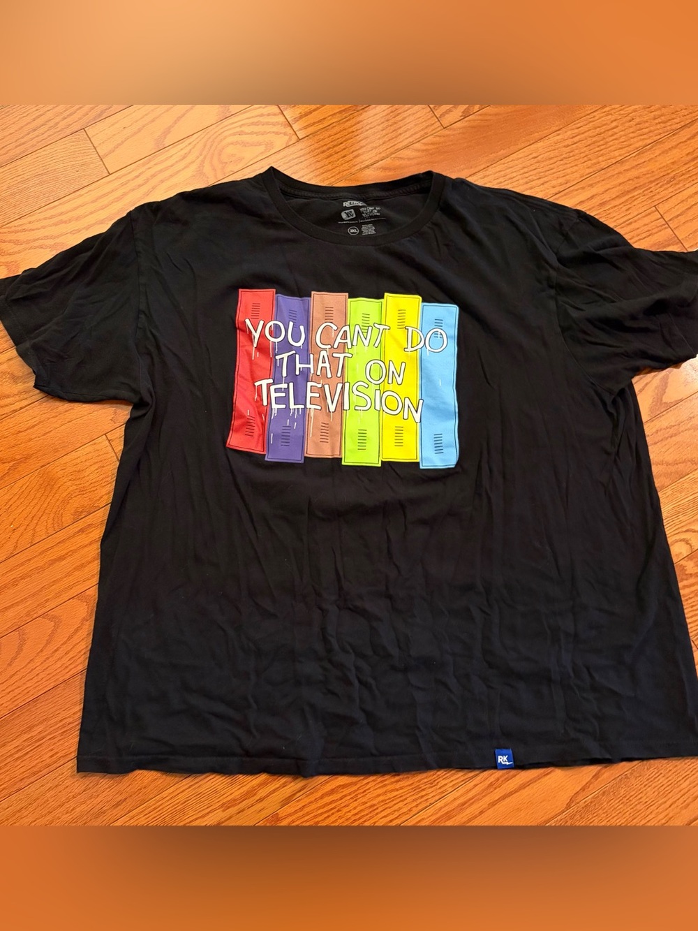 Retrokid Black Graphic Tee - "You Can't Do That On Television" Men’s Sz 3XL